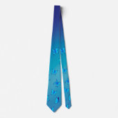 Enchanted Butterflies Blue Neck Tie Krawatte (Vorderseite)