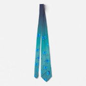 Enchanted Butterflies Green Neck Tie Krawatte (Rückseite)