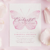 Enchanted Butterfly Baby Shower Einladung