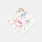 Enchanted Butterfly Garden Paper Napkin Serviette (Ecke)