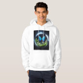 Enchanted Butterfly in a Futuristic Glass Dome T-S Hoodie (Vorne ganz)
