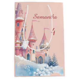 Enchanted Castle Gift Bag, Princess Present Bag  Mittlere Geschenktüte
