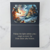 Enchanted Castle Winter Art Karte (Innenseite)