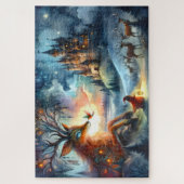 Enchanted Castle Winter Art Puzzle (Vertikal)