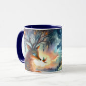 Enchanted Castle Winter Art Tasse (Vorderseite Links)