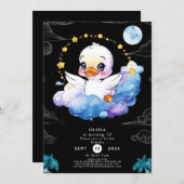 Enchanted Children Duck Birthday Einladung (Vorne/Hinten)