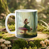 Enchanted Day Fairy Reading a Book Kaffeetasse