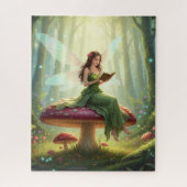 Enchanted Day Fairy Reading a Book Puzzle (Vertikal)