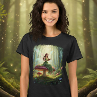 Enchanted Day Fairy Reading a Book T-Shirt