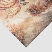 Enchanted Duck Fairy Girl Decoupage Seidenpapier (Ausschnitt)