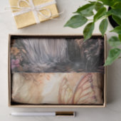 Enchanted Duck Fairy Girl Decoupage Seidenpapier (Geschenk)