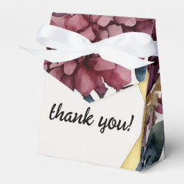 Enchanted Elegance Jewel Toned Floral Wedding Geschenkschachtel