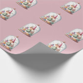 Enchanted Elf | North Pole Christmas  Geschenkpapier (Ecke)