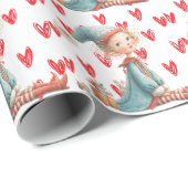 Enchanted Elf | North Pole Christmas Geschenkpapier (Rolleneckpunkt)