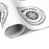 Enchanted Elf | North Pole Christmas  Geschenkpapier (Rolleneckpunkt)