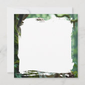 Enchanted Elven Fairy Playing Ukulele Karte (Rückseite)