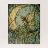 Enchanted Fairy And Crescent Moon Puzzle (Vertikal)