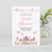 Enchanted Fairy Baby Shower Einladung (Stehend Vorderseite)