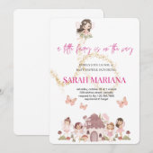 Enchanted Fairy Baby Shower Einladung (Vorne/Hinten)