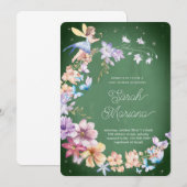 Enchanted Fairy Baby Shower Einladung (Vorne/Hinten)