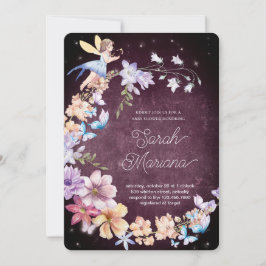 Enchanted Fairy Baby Shower Einladung