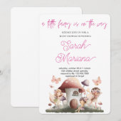 Enchanted Fairy Baby Shower Einladung (Vorne/Hinten)