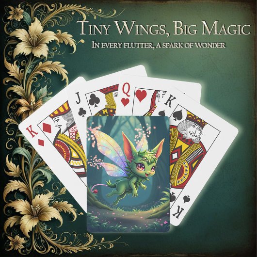 Enchanted Fairy Critter – Magical Forest Sprite  Spielkarten