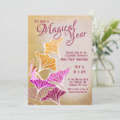 Enchanted Fairy First Magic Geburtstag Einladung (Stehend Vorderseite)