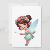 Enchanted Fairy Garden Geburtstagsparty Einladunge Einladung (Rückseite)