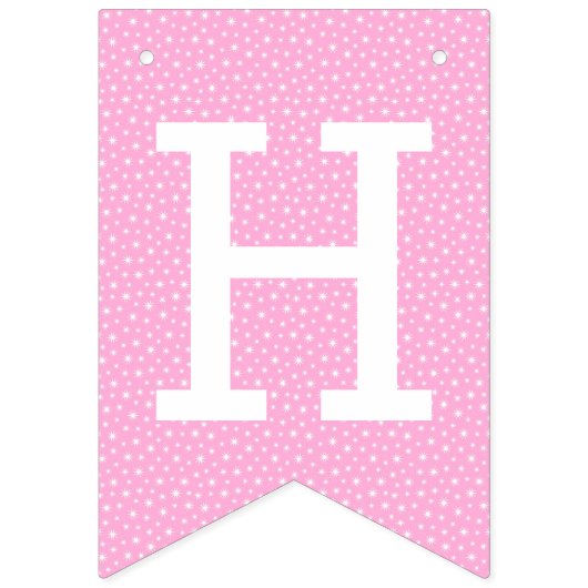 Enchanted Fairy Garden Happy Birthday Wimpelkette (Zweite Fahne)