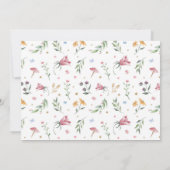 Enchanted Fairy Garden zum Geburtstag Einladung (Rückseite)