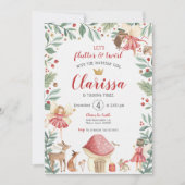 Enchanted Fairy Garden zum Geburtstag Einladung (Vorderseite)