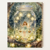 Enchanted Fairy in a Jar in a Magical Forest Planer (Rückseite)
