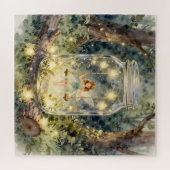 Enchanted Fairy in a Jar in a Magical Forest Puzzle (Horizontal)