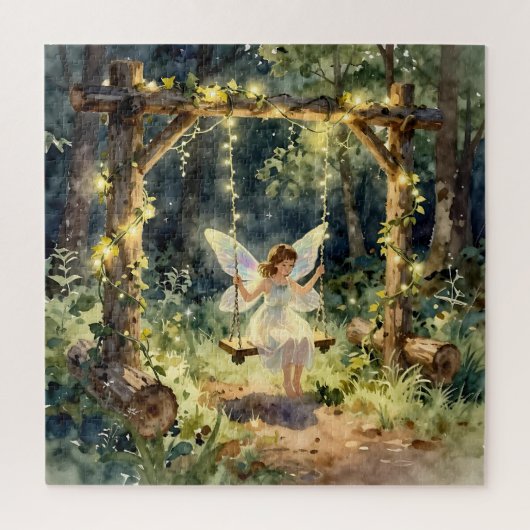 Enchanted Fairy in a Jar in a Magical Forest Puzzle (Vertikal)