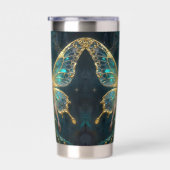 Enchanted Fairy in Gold and Turquoise  Thermobecher (Rechts)