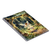 Enchanted Fairy on a Swing in a Magical Forest Notizblock (Rechte Seite)