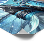 Enchanted Fairy Prince with Emerald Eyes Poster (Ecke)