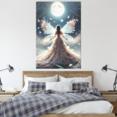 "Enchanted Fairy Realm" Leinwanddruck (Insitu (Schlafzimmer))