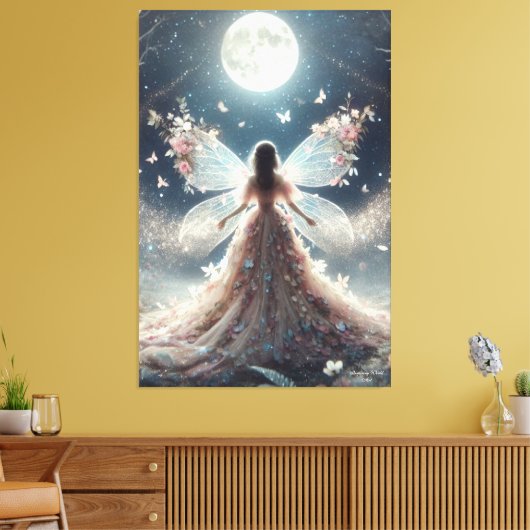 "Enchanted Fairy Realm" Leinwanddruck (Insitu (Wohnzimmer))