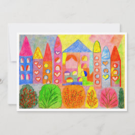 Enchanted Fairy Tale Town Invitation Einladung