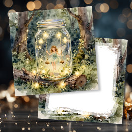 Enchanted Fairy Themed Girl's Birthday Karte