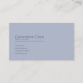 Enchanted Fairytale Castle Purple Floral Gold Mist Visitenkarte (Rückseite)