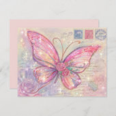 Enchanted fairytale feiertagskarte (Vorne/Hinten)