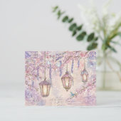 Enchanted fairytale Flat Holiday Card Feiertagskarte (Stehend Vorderseite)