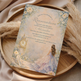 Enchanted Fairytale Garden Quinceañera Einladung