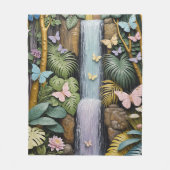 Enchanted Falls Oasis Fleecedecke (Vorderseite)