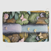 Enchanted Falls Oasis Golfhandtuch (Horizontal)