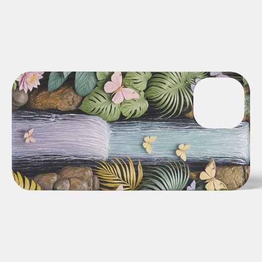 Enchanted Falls Oasis iPhone Hülle (Rückseite (Horizontal))