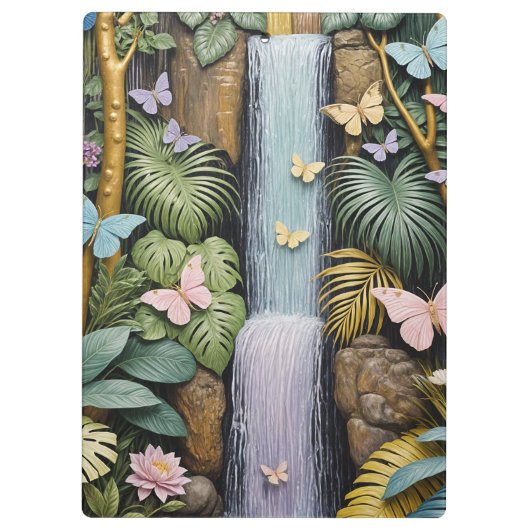 Enchanted Falls Oasis Klemmbrett (Rückseite)